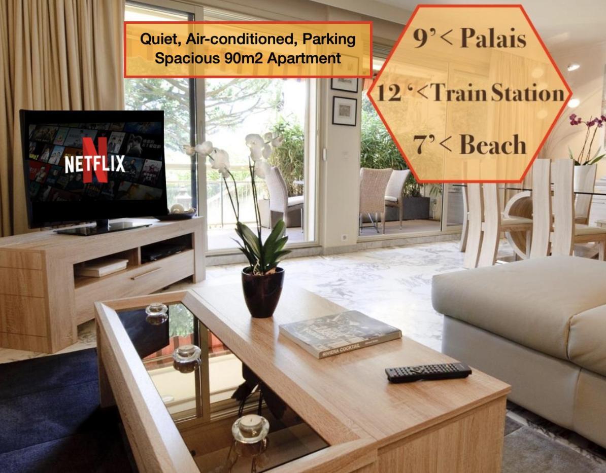 90M2 Apartement - Les Palmiers De Cannes Dış mekan fotoğraf
